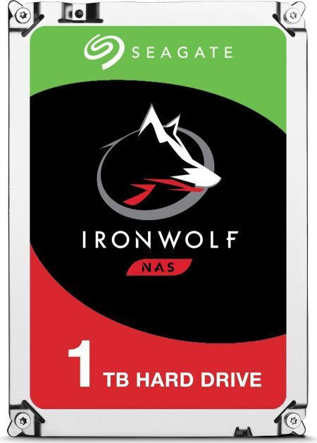 Seagate Ironwolf 1TB HDD Σκληρός Δίσκος 3.5 SATA III 5900rpm με 256MB Cache για NAS Κωδικός ST1000VN008