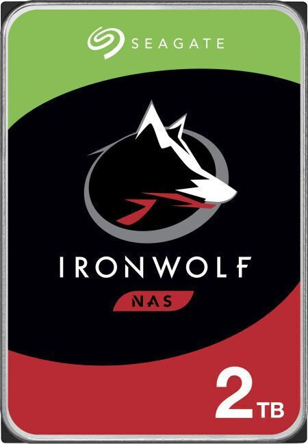 Seagate Ironwolf 2TB HDD Σκληρός Δίσκος 3.5 SATA III 5900rpm με 256MB Cache για NAS Κωδικός ST2000VN003