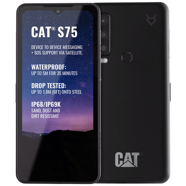 CAT S75 5G Dual SIM 6/128GB Ανθεκτικό Smartphone Μαύρο