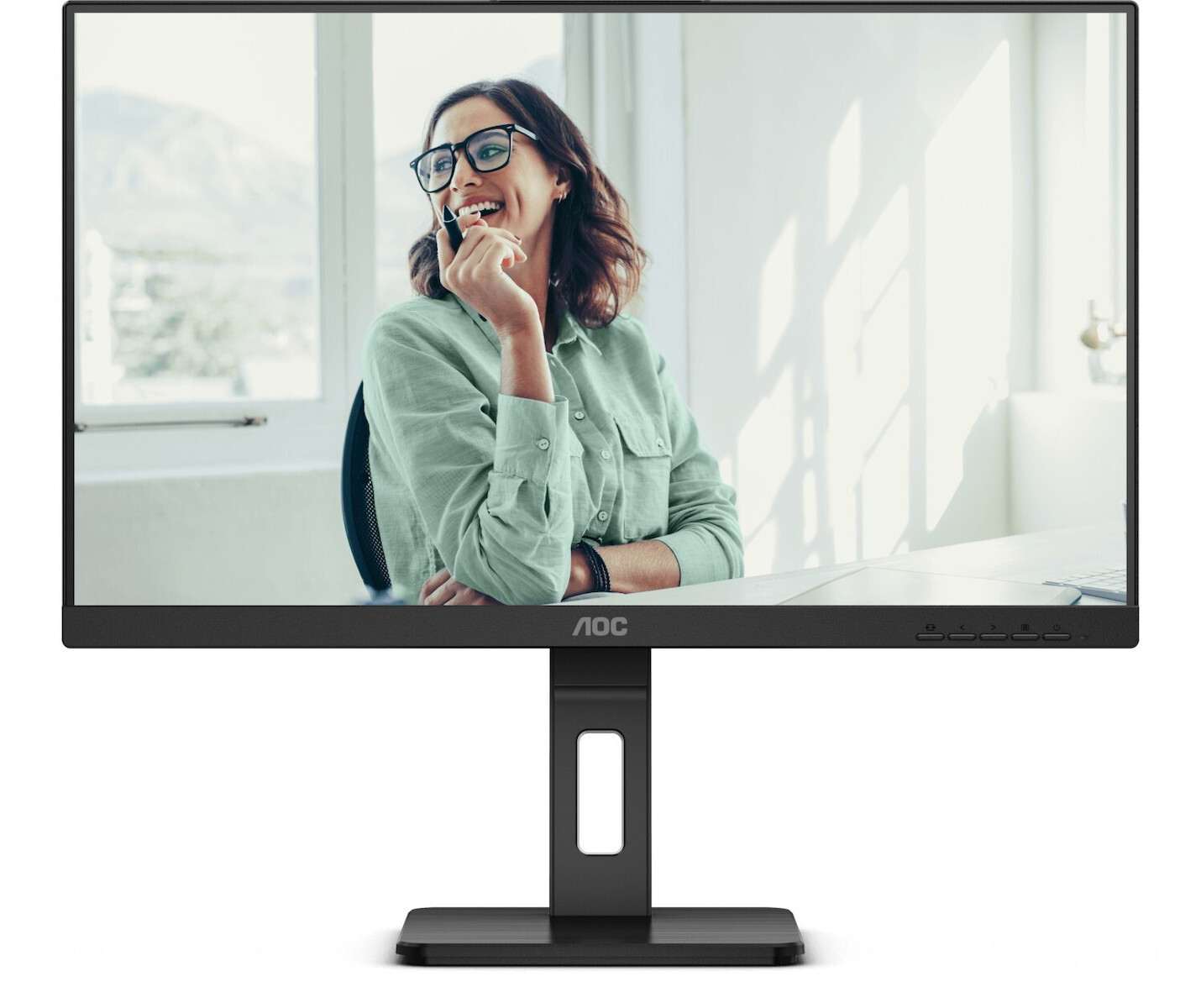 AOC 24P3CV IPS Monitor 23.8 FHD 1920x1080 με Χρόνο Απόκρισης 4ms GTG