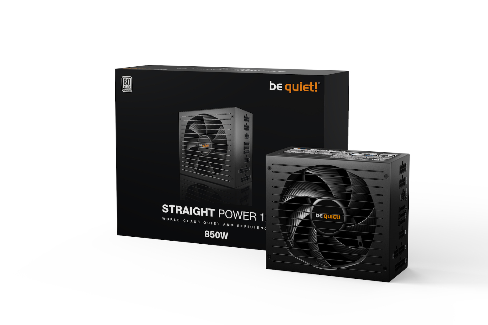 Be Quiet Straight Power 12 850W Μαύρο Τροφοδοτικό Υπολογιστή Full Modular 80 Plus Platinum