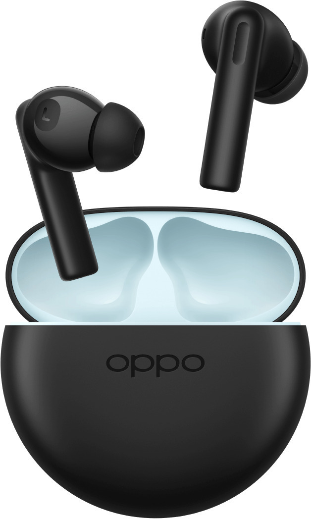Oppo Enco Buds 2 Bluetooth Handsfree Ακουστικά με Αντοχή στον Ιδρώτα και Θήκη Φόρτισης Black