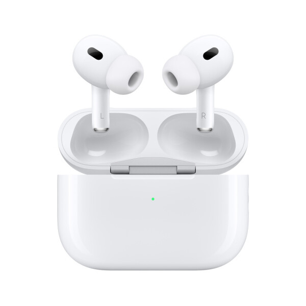 Apple AirPods Pro 2nd generation with MagSafe Charging Case USBC In-ear Bluetooth Handsfree Ακουστικά με Αντοχή στον Ιδρώτα και Θήκη Φόρτισης Λευκά