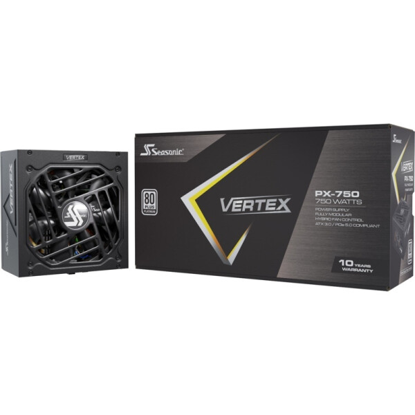 Seasonic VERTEX PX 750W Μαύρο Τροφοδοτικό Υπολογιστή Full Modular 80 Plus Platinum