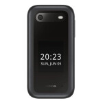 Nokia 2660 Flip Dual SIM Κινητό με Κουμπιά Αγγλικό Μενού Μαύρο