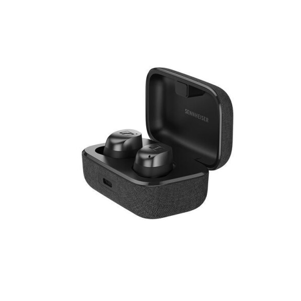 Sennheiser Momentum True Wireless 4 In-ear Bluetooth Handsfree Ακουστικά με Θήκη Φόρτισης Black Graphite