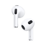 Apple AirPods 3rd generation with MagSafe Charging Case Earbud Bluetooth Handsfree Ακουστικά με Αντοχή στον Ιδρώτα και Θήκη Φόρτισης Λευκά