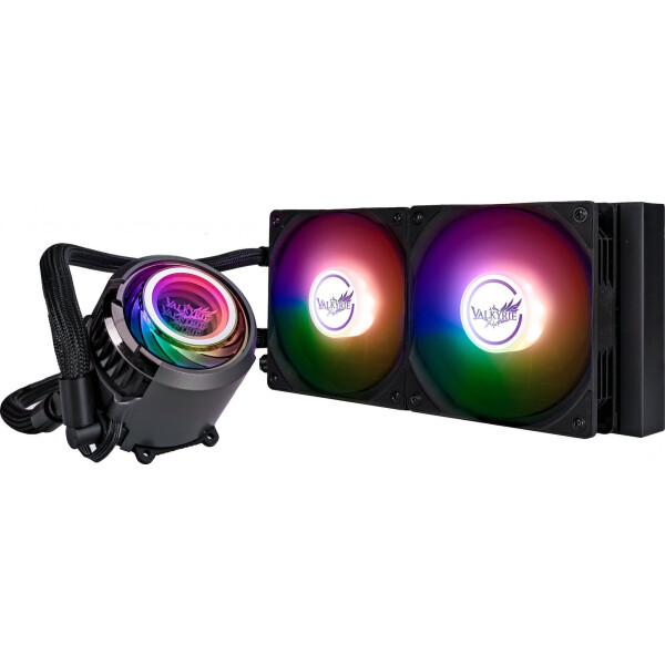 Valkyrie Jarn 240 ARGB Υδρόψυξη Επεξεργαστή Διπλού Ανεμιστήρα 120mm για Socket AM4/AM5/1700/1200/115x