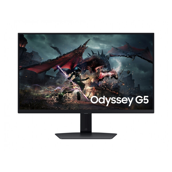 Samsung Odyssey G5 G50D IPS HDR Gaming Monitor 27 QHD 2560x1440 180Hz με Χρόνο Απόκρισης 1ms GTG