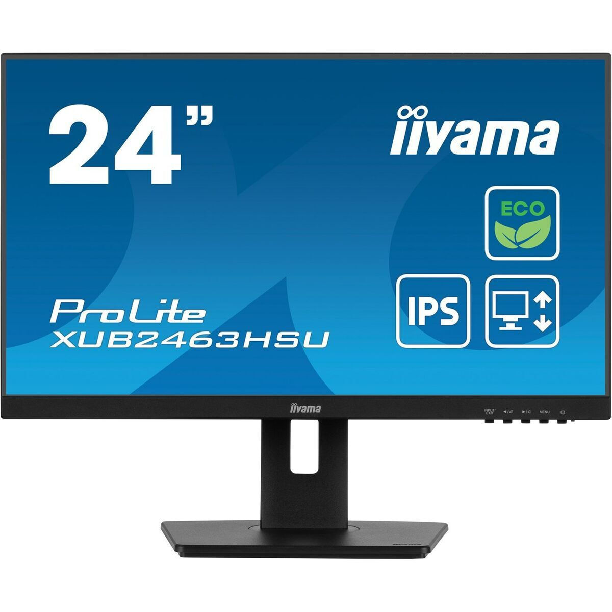 Iiyama XUB2463HSU-B1 IPS Monitor 23.8 FHD 1920x1080 με Χρόνο Απόκρισης 3ms GTG