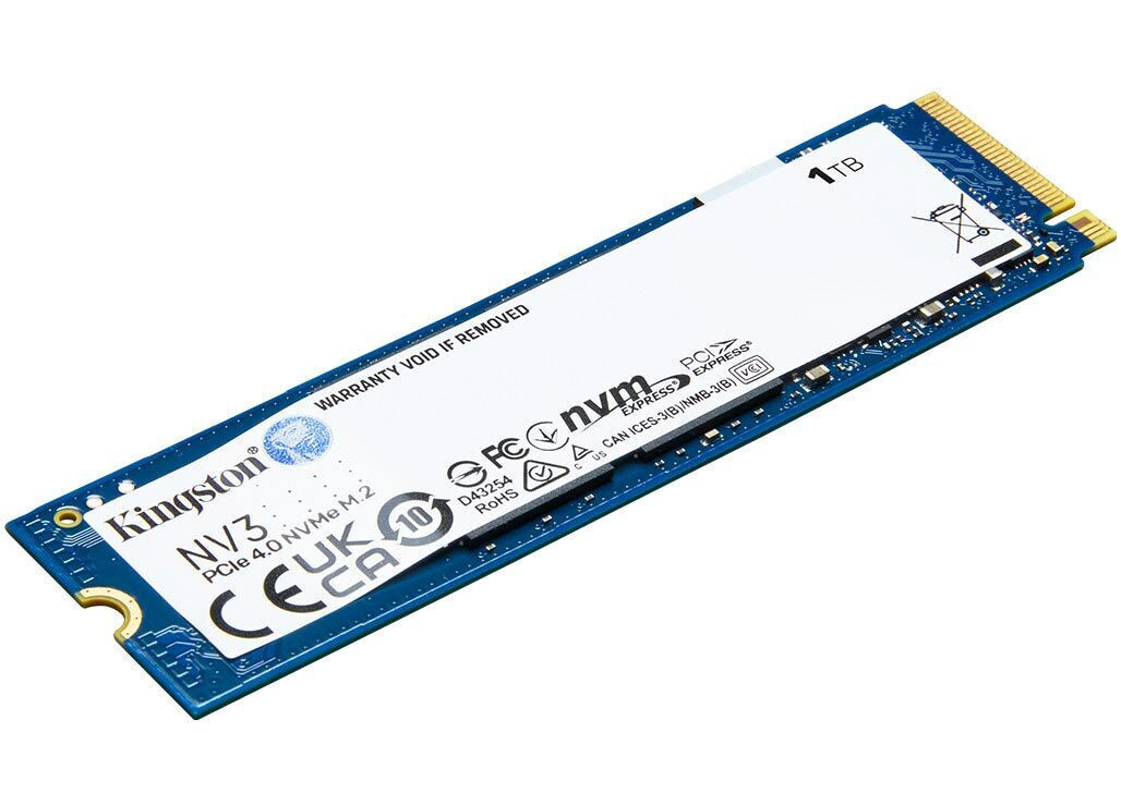 Kingston Nv3 SSD 1TB M.2 NVMe PCI Express 4.0 Κωδικός SNV3S/1000G