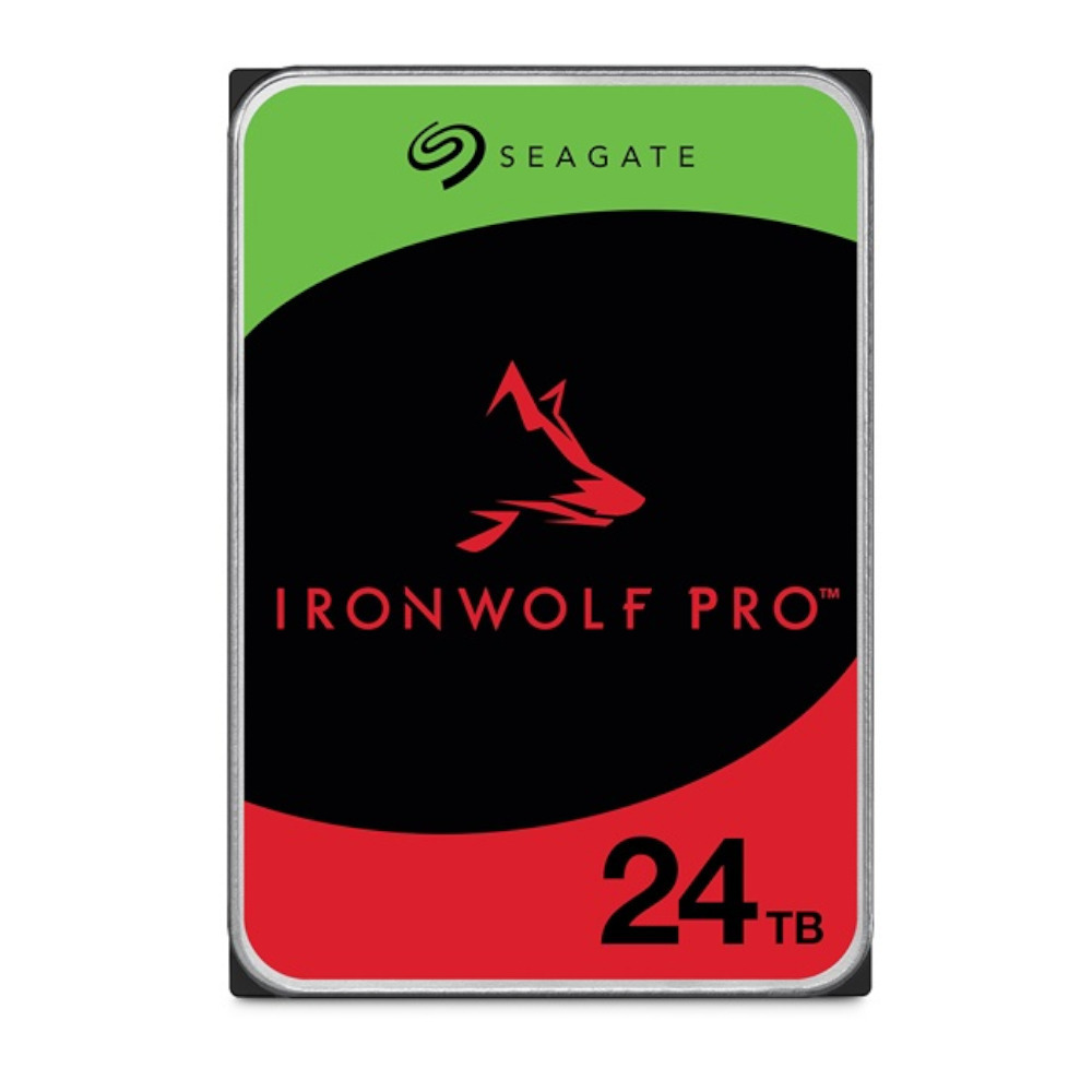 Seagate IronWolf Pro 24TB HDD Σκληρός Δίσκος 3.5 SATA III 7200rpm με 512MB Cache για NAS Κωδικός ST24000NT002