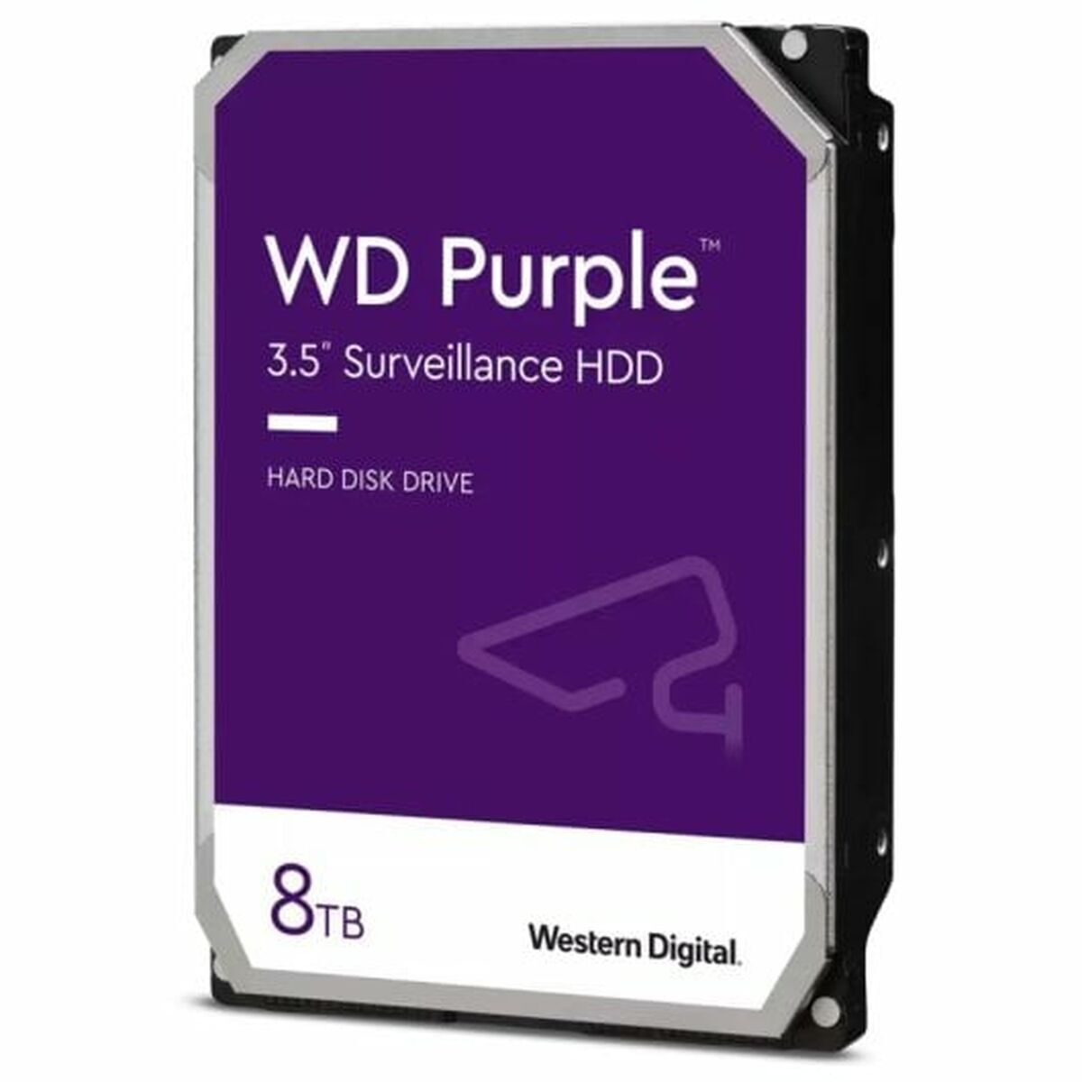 Western Digital Purple 8TB HDD Σκληρός Δίσκος 3.5 SATA III 5400rpm με 256MB Cache για Καταγραφικό Κωδικός WD85PURZ