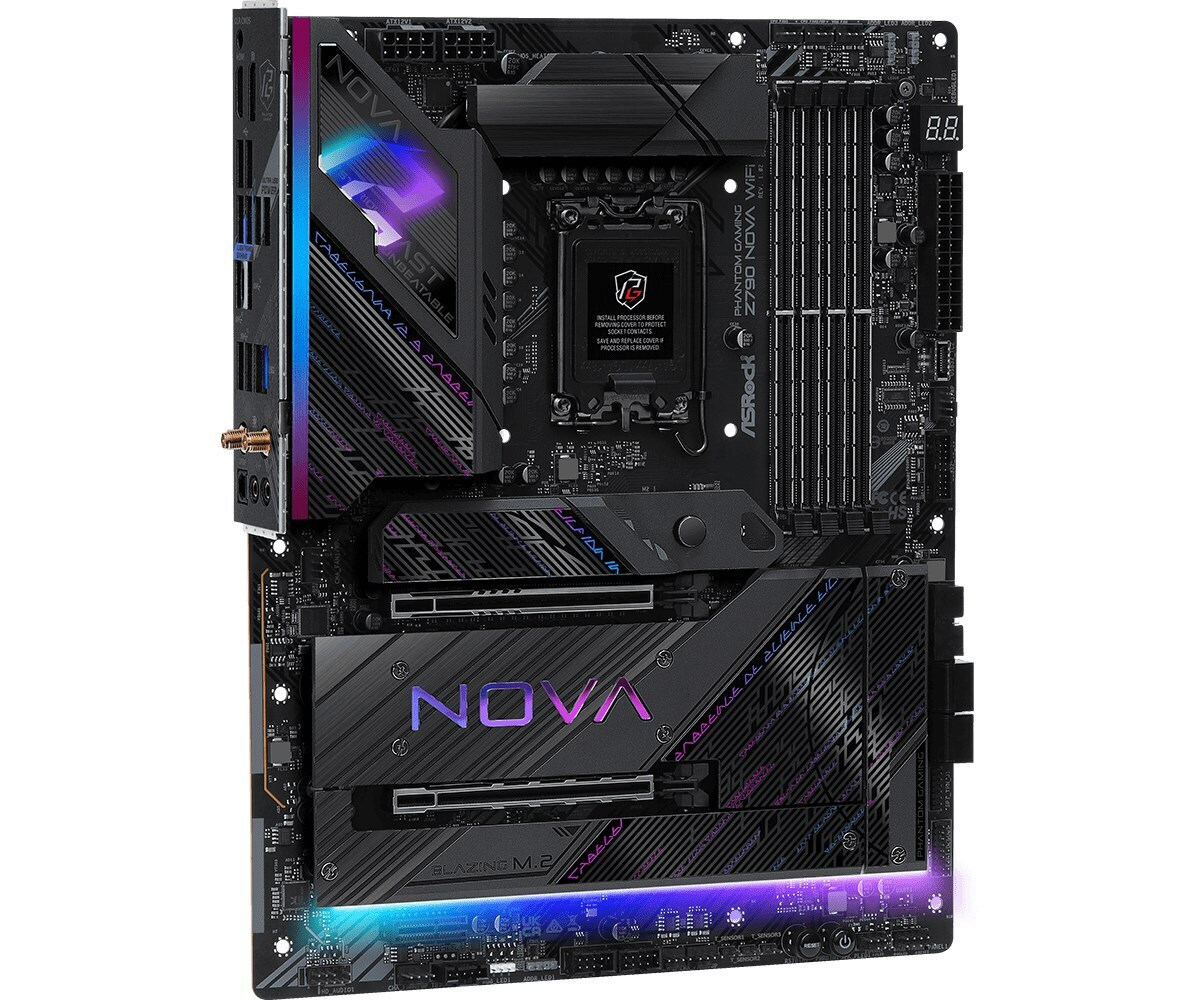 ASRock Phantom Gaming Nova Z790 Wi-Fi Motherboard ATX με Intel 1700 Socket