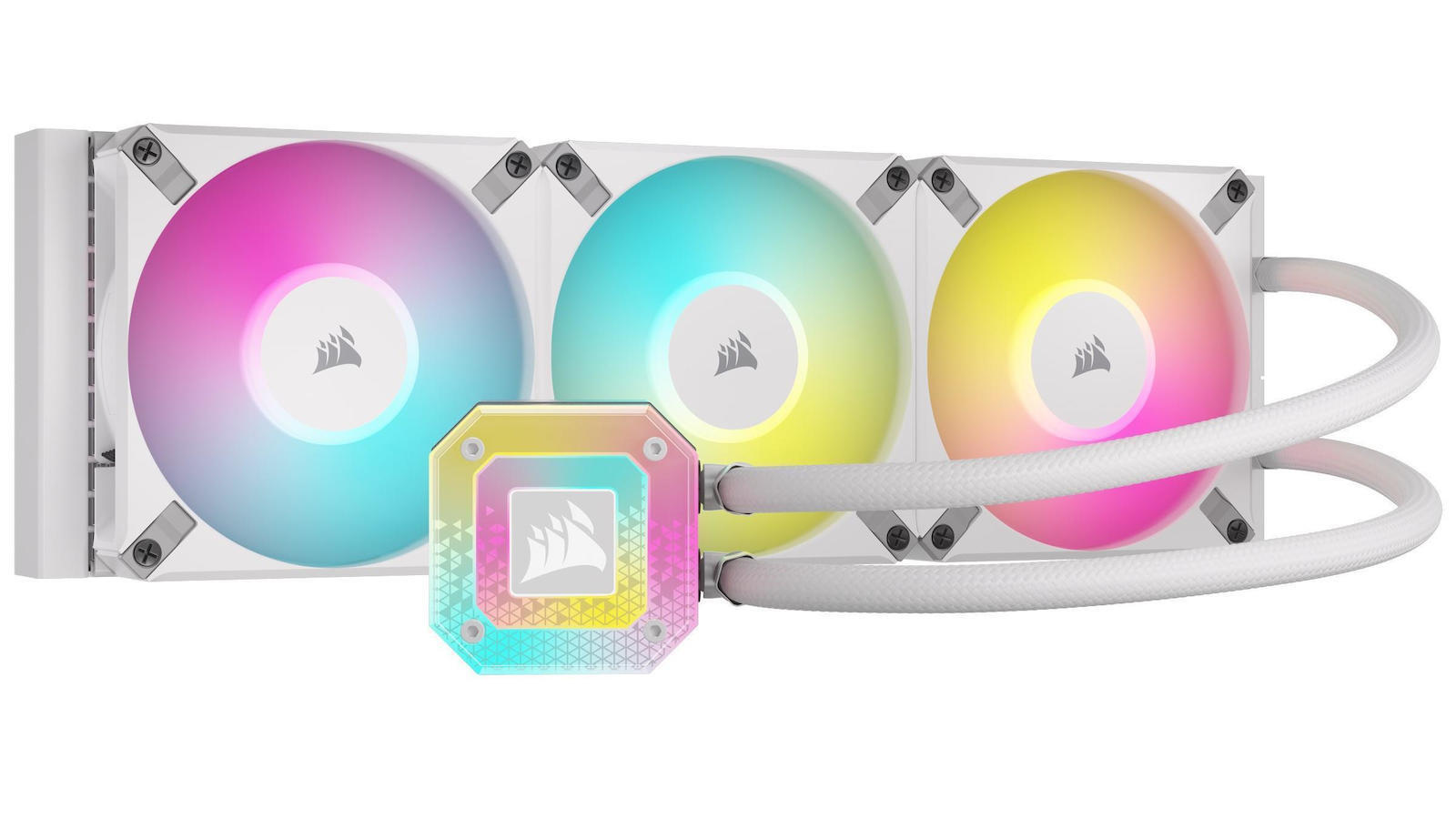 Corsair iCUE H150i Elite Capellix ΧΤ 360 Υδρόψυξη Επεξεργαστή Τριπλού Ανεμιστήρα 120mm για Socket AM4/AM5/1700/1200/115x με RGB Φωτισμό Λευκή