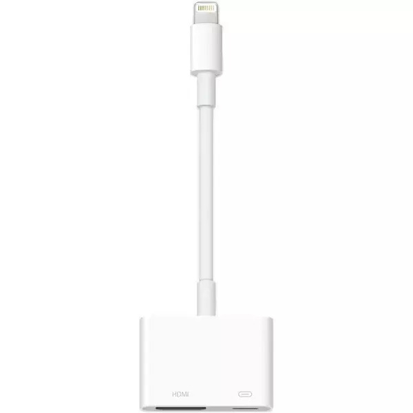 Apple Μετατροπέας Lightning male σε HDMI / Lightning female Λευκό 1τμχ MW2P3ZM/A