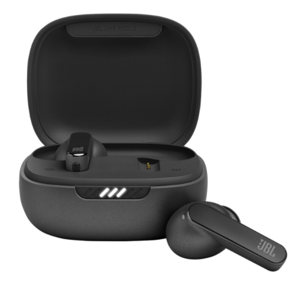 JBL Live Pro 2 In-ear Bluetooth Handsfree Ακουστικά με Αντοχή στον Ιδρώτα και Θήκη Φόρτισης Μαύρα
