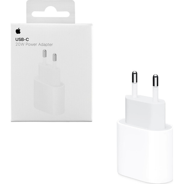 Apple Φορτιστής Χωρίς Καλώδιο με Θύρα USB-C 20W Λευκός Power Adapter A2347