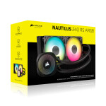 Corsair Nautilus 240 RS Υδρόψυξη Επεξεργαστή Διπλού Ανεμιστήρα 120mm για Socket AM4/AM5/1700 με ARGB Φωτισμό
