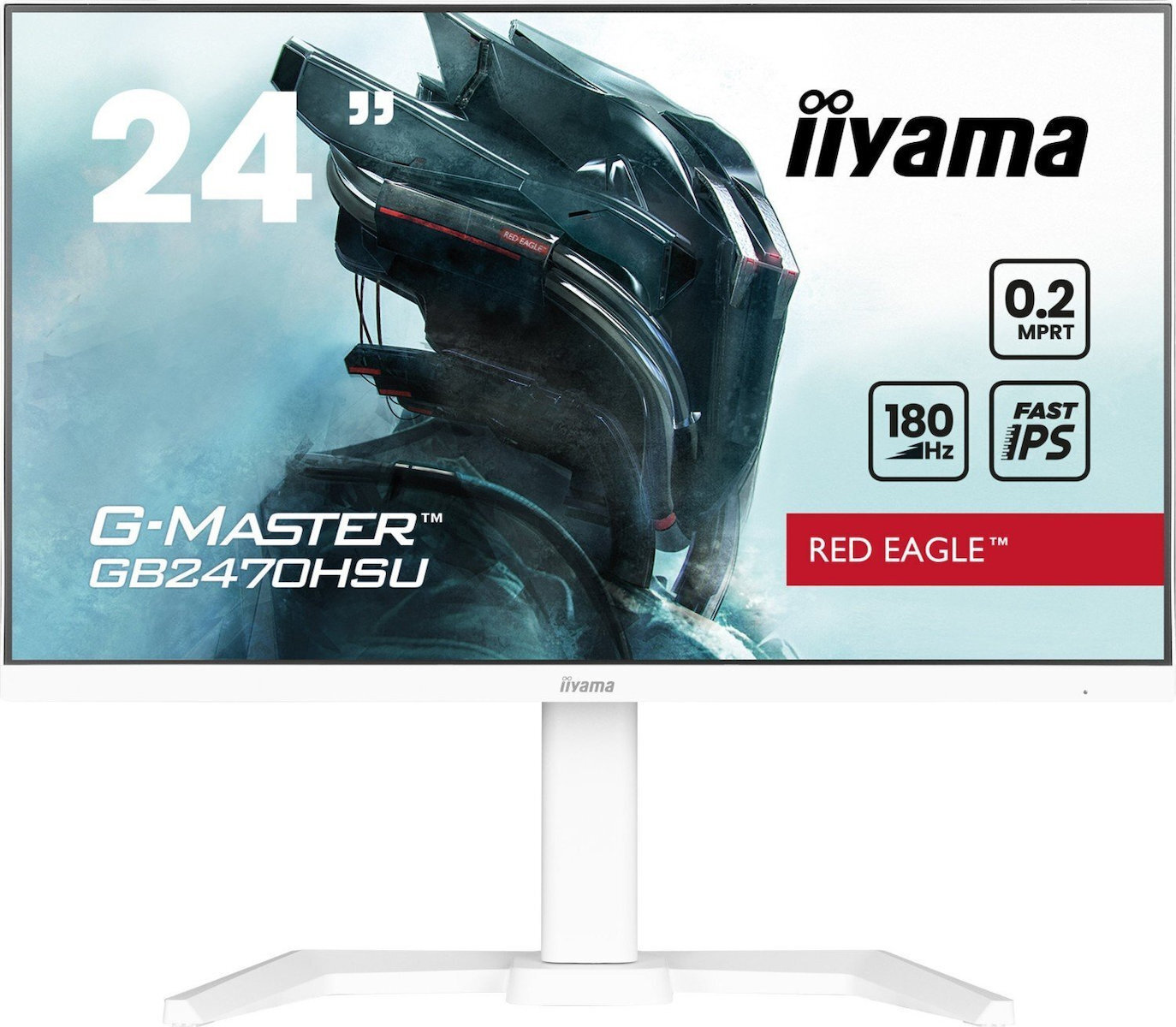 Iiyama G-Master GB2470HSU-W6 IPS Monitor 23.8 FHD 1920x1080 180Hz με Χρόνο Απόκρισης 0.2ms GTG
