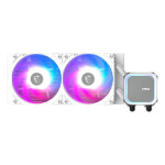 MSI MAG CORELIQUID A13 240 Υδρόψυξη Επεξεργαστή Διπλού Ανεμιστήρα 120mm για Socket AM4/AM5/1700 με ARGB Φωτισμό Λευκή