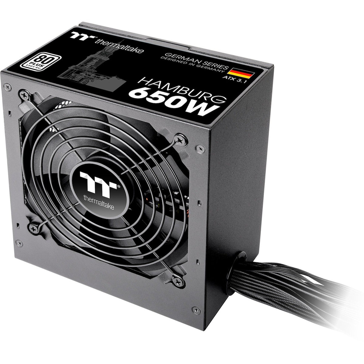 Thermaltake Hamburg 650W Μαύρο Τροφοδοτικό Υπολογιστή Full Wired