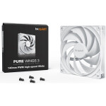 Be Quiet Pure Wings 3 Case Fan 140mm με Σύνδεση 4-Pin PWM Λευκό