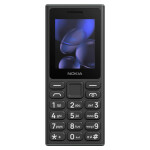Nokia 105 2024 Dual SIM Κινητό με Κουμπιά Αγγλικό Μενού Μαύρο