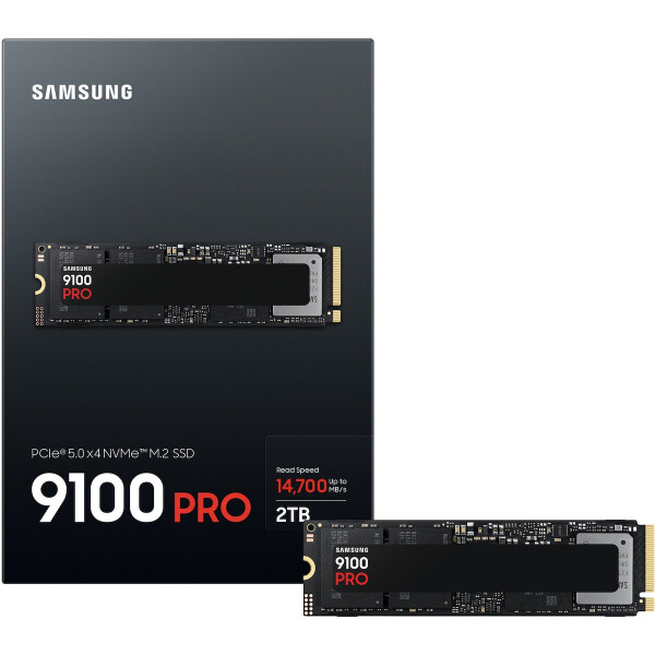 Samsung 9100 Pro SSD 2TB M.2 NVMe PCI Express 5.0 Κωδικός MZ-VAP2T0BW
