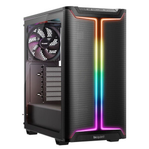 Be Quiet Pure Base 501 DX Gaming Midi Tower Κουτί Υπολογιστή με Πλαϊνό Παράθυρο και RGB Φωτισμό Μαύρο
