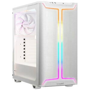 Be Quiet Pure Base 501 DX Gaming Midi Tower Κουτί Υπολογιστή με Πλαϊνό Παράθυρο και RGB Φωτισμό Λευκό