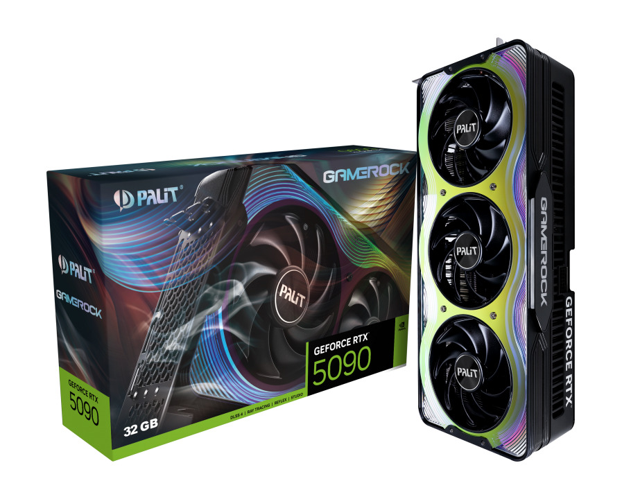 Palit GeForce RTX 5090 32GB GDDR7 GameRock Κάρτα Γραφικών Κωδικός NE75090019R5-GB2020G