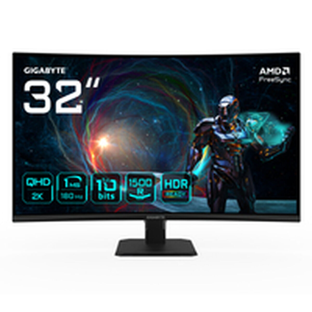 Gigabyte GS32QCA VA HDR Curved Monitor 31.5 QHD 2560x1440 180Hz
