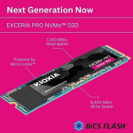 Kioxia Exceria Pro SSD 2TB M.2 NVMe PCI Express 4.0 Κωδικός LSE10Z002TG8
