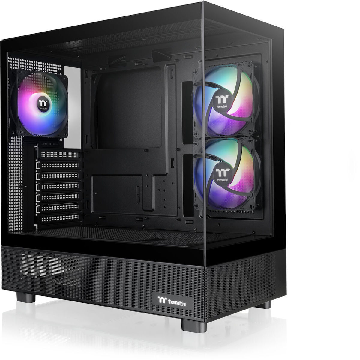 Thermaltake View 270 Plus TG ARGB Midi Tower Κουτί Υπολογιστή με Πλαϊνό Παράθυρο Black