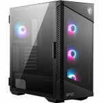 MSI MPG Velox 100R Gaming Midi Tower Κουτί Υπολογιστή με Πλαϊνό Παράθυρο Μαύρο