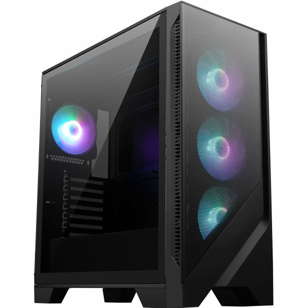 MSI Mag Forge 320R Airflow Gaming Midi Tower Κουτί Υπολογιστή με Πλαϊνό Παράθυρο Μαύρο