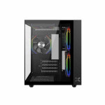 Xigmatek Aqua M Lite Gaming Mini Tower Κουτί Υπολογιστή με Πλαϊνό Παράθυρο και ARGB Φωτισμό Μαύρο