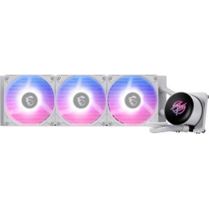 MSI MPG CoreLiquid Υδρόψυξη Επεξεργαστή 120mm για Socket AM4/AM5/1700 με Λευκό Φωτισμό Λευκή