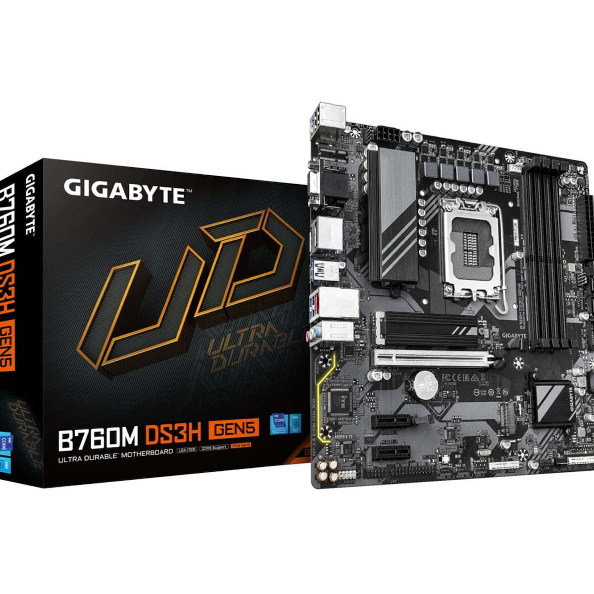 Gigabyte B760M DS3H GEN5 Motherboard Micro ATX με Intel 1700 Socket