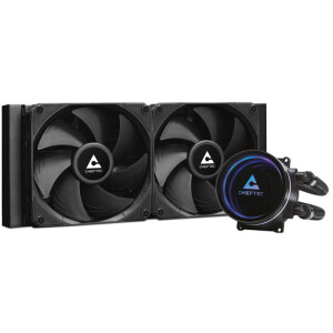 Chieftec Iceberg 240 Dark Υδρόψυξη Επεξεργαστή Διπλού Ανεμιστήρα 120mm για Socket AM4/AM5/1700/1200/115x