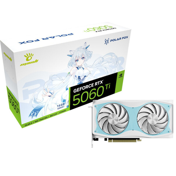 Manli GeForce RTX 5060 Ti 16GB GDDR7 Polar Fox OC Κάρτα Γραφικών N772506TIM26491