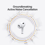 Apple AirPods Pro 3 In-ear Bluetooth Handsfree Ακουστικά με Αντοχή στον Ιδρώτα και Θήκη Φόρτισης Λευκά - Προπαραγγελία