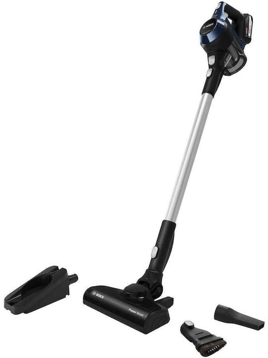 Bosch Επαναφορτιζόμενη Σκούπα Stick 18V Μπλε BCS611P4A