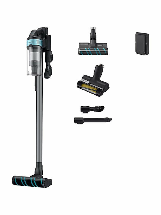 Samsung Jet 75E Multi Επαναφορτιζόμενη Σκούπα 2 σε 1 Stick Χειρός 21.6V Μαύρη