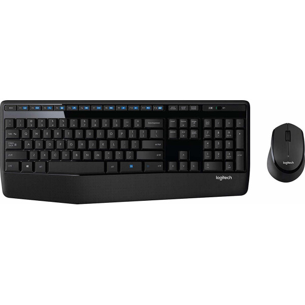 Logitech Combo MK345 Ασύρματο Σετ Πληκτρολόγιο Ποντίκι Αγγλικό US