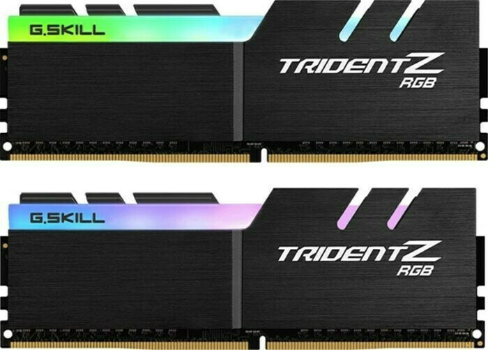 G.Skill Trident Z RGB DDR4 16GB RAM με 2x8GB Modules και Ταχύτητα 3200 για Desktop Κωδικός F4-3200C16D-16GTZRX