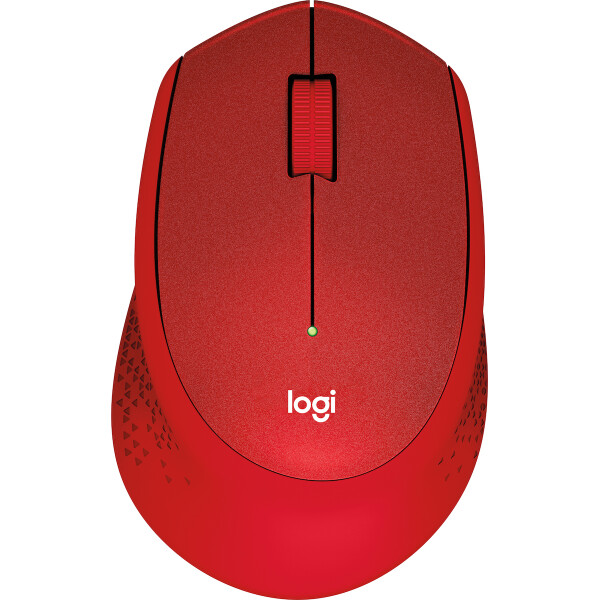 Logitech M330 Silent Plus Ασύρματο Mini Ποντίκι Κόκκινο