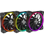 Alpenfoehn Wing Boost 3 ARGB Case Fan 120mm με Σύνδεση 4-Pin Molex 3τμχ