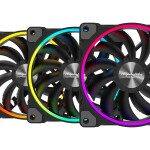 Alpenfoehn Wing Boost 3 ARGB Case Fan 120mm με Σύνδεση 4-Pin Molex 3τμχ